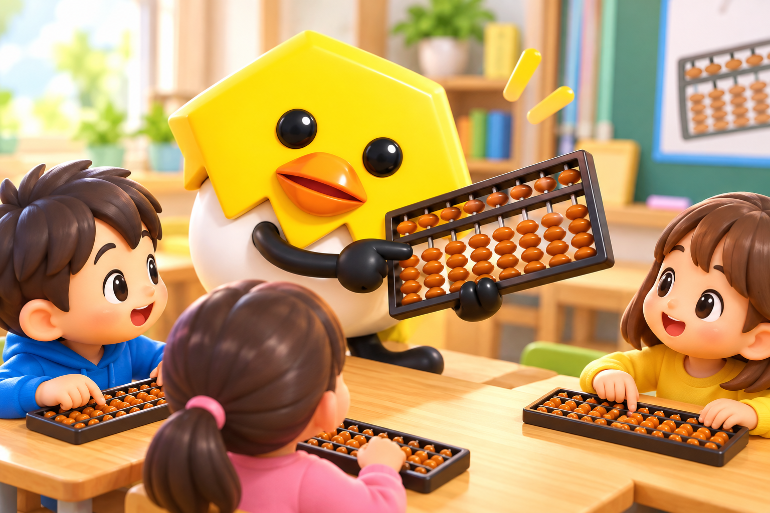 そろばんを学ぶ教室のイメージ